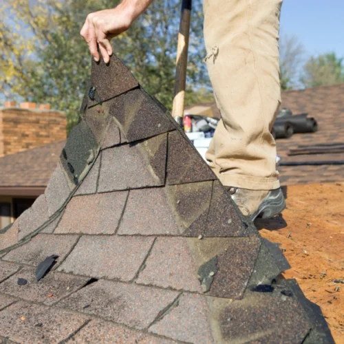 service tab roof inspection work